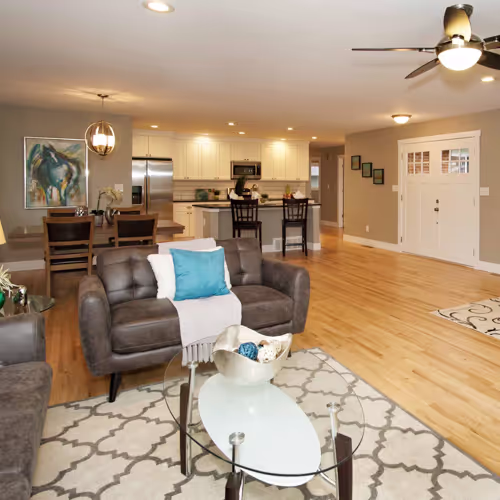 Beautiful home with wood floor