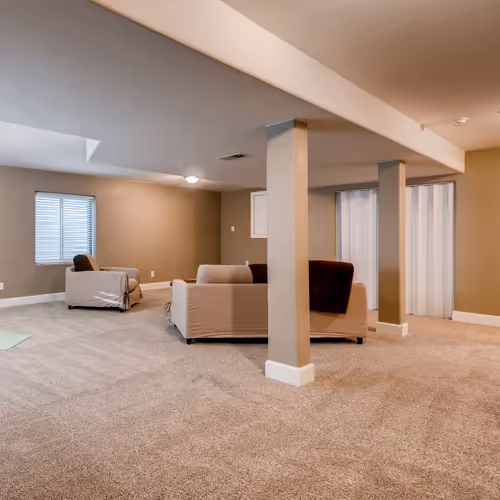 Beautiful home with carpet floor