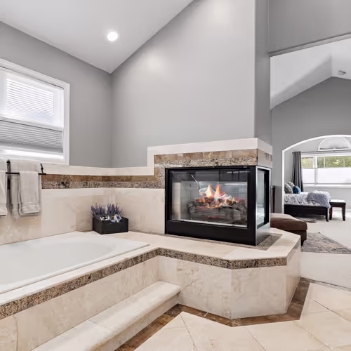 Beautiful home with tile floor